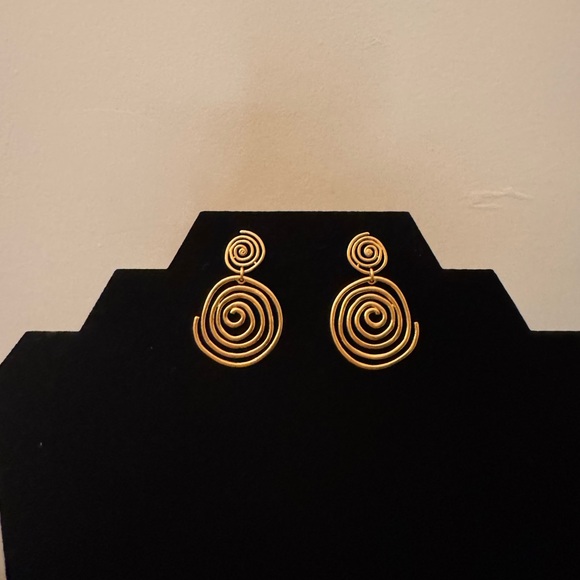 Madewell Spiral Statement Drop Earrings - Picture 2 of 3